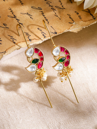 Pink & Green Modern Tradition Earrings
