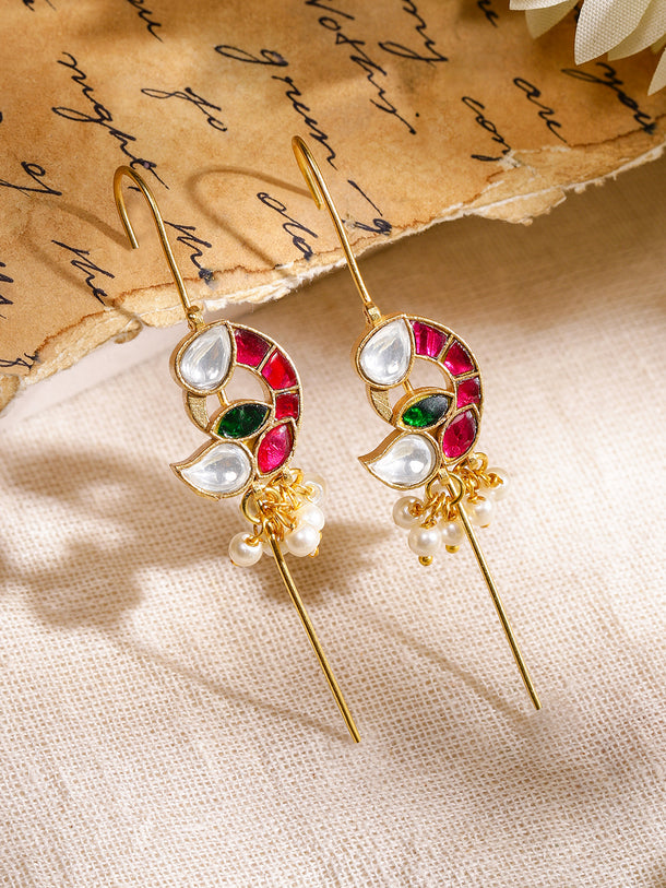 Pink & Green Modern Tradition Earrings