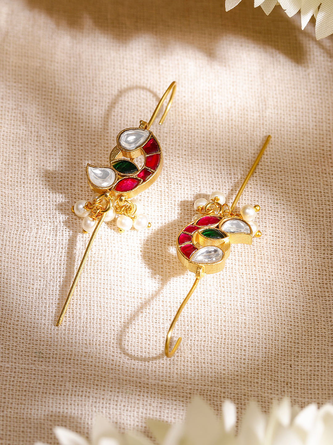 Pink & Green Modern Tradition Earrings