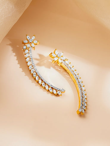 Indo Western Cubic Zirconia Ear Cuff