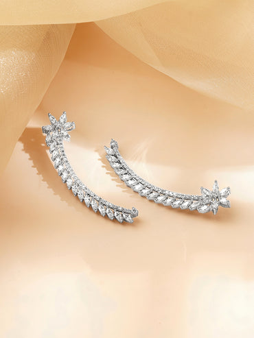 Contemporary Silver Statement Ear Cuff