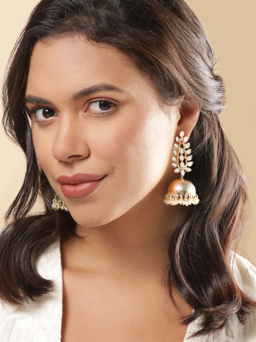 Artisan Mirror & Pearl Jhumka