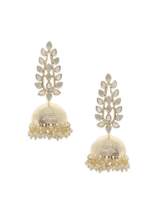 Artisan Mirror & Pearl Jhumka