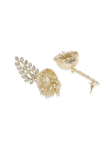 Artisan Mirror & Pearl Jhumka