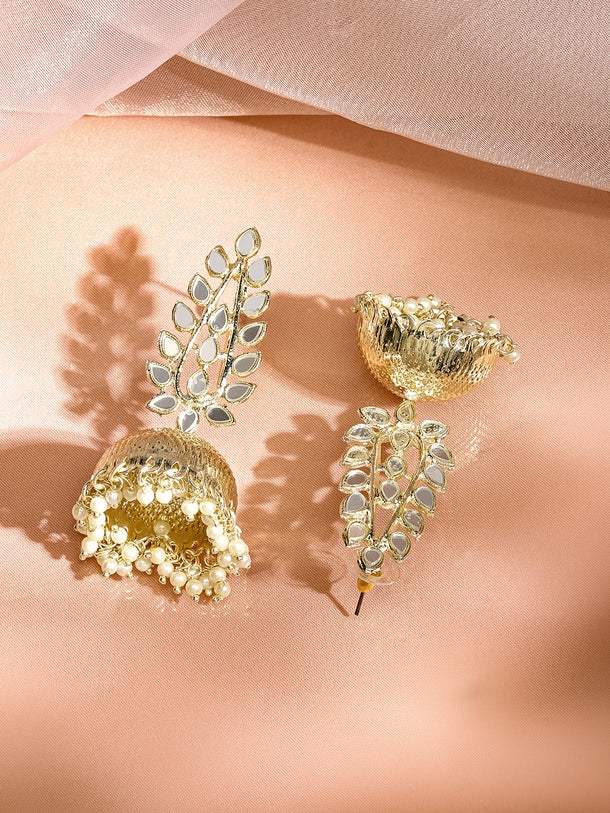 Artisan Mirror & Pearl Jhumka