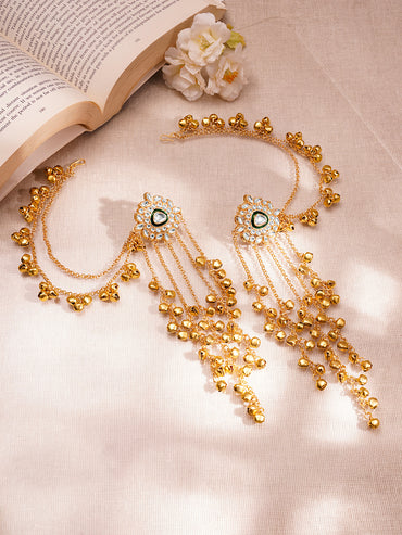 Regal Ghungroo Cascade Ear Kaan Chain