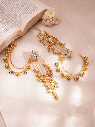 Regal Ghungroo Cascade Ear Kaan Chain