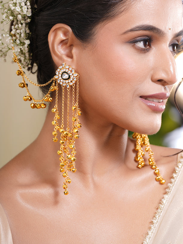 Regal Ghungroo Cascade Ear Kaan Chain