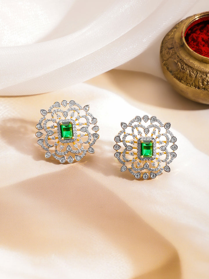 Rubans Floral Studs Earrings