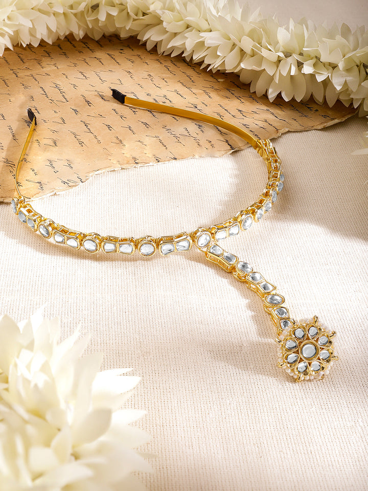 White Blossom of Elegance Mathapatti