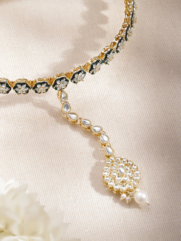 Traditional Kundan Festive Hair Band