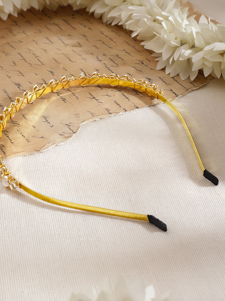 Moonlit Heirloom Kundan Hair Band