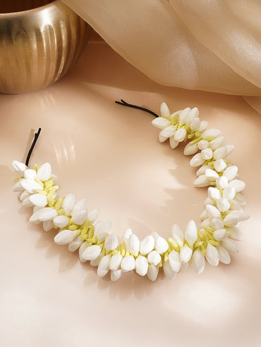 Floral Half Bun Hair Accessory