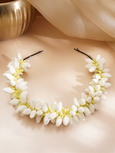 Floral Half Bun Hair Accessory