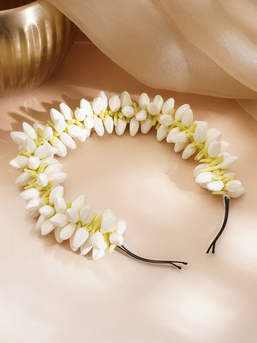 Floral Half Bun Hair Accessory