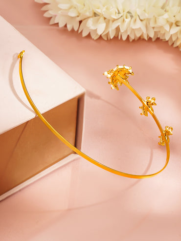 Gold-Plated Kundan Bridal Maang Tikka