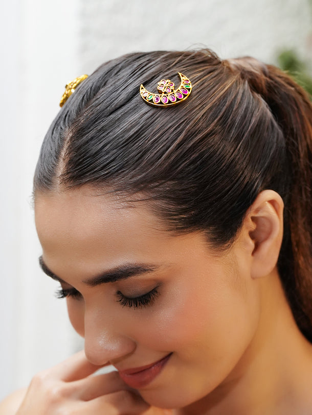 Rubans Women Set of 2 Embellished Hair Accessory Set