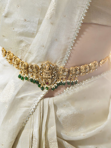 Rubans Artificial Beads Studded Waist Chain Saree Accessories