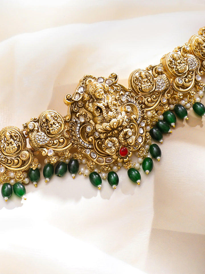 Rubans Artificial Beads Studded Waist Chain Saree Accessories