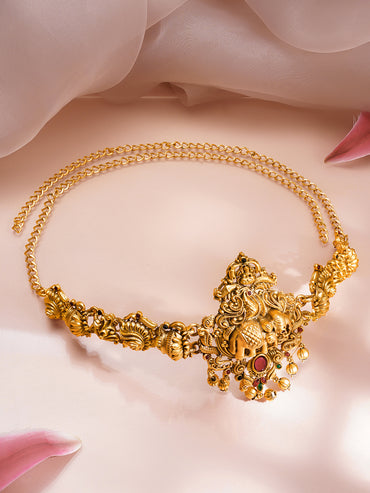 Elephant Motif Golden Kamarbandh