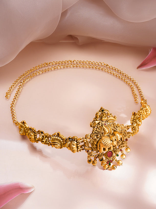 Elephant Motif Golden Kamarbandh