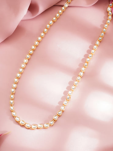 Gold Kundan Statement Waist Chain Belt