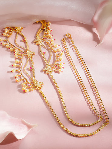 Festive Pearl Charm Kamarbandh