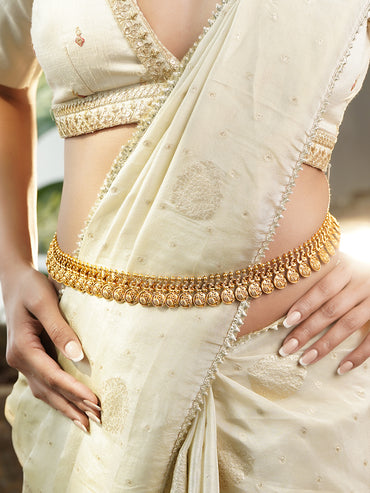 Festive Coins Gold Kamarbandh