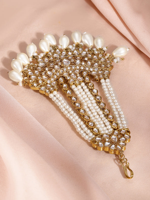 Hair Brooch That Weaves Generations into Her Hair