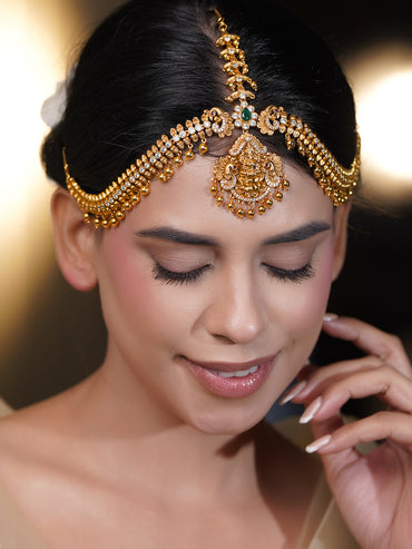 Bridal Gold Temple Matha Patti Jewellery