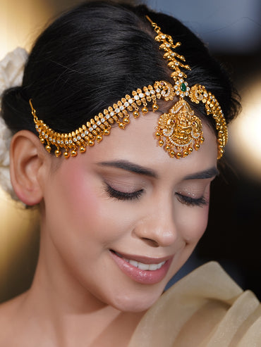 Bridal Gold Temple Matha Patti Jewellery