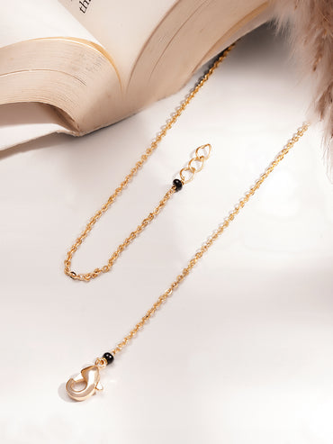 Minimal Black Beaded Mangalsutra