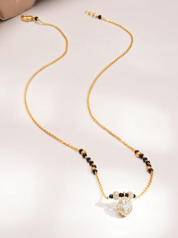 Everyday Spark Black Beaded Mangalsutra