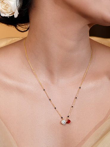Modern Twin Charm Mangalsutra