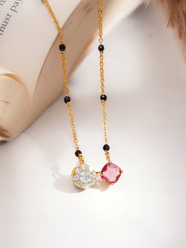 Modern Twin Charm Mangalsutra