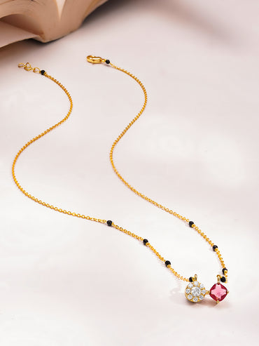 Modern Twin Charm Mangalsutra
