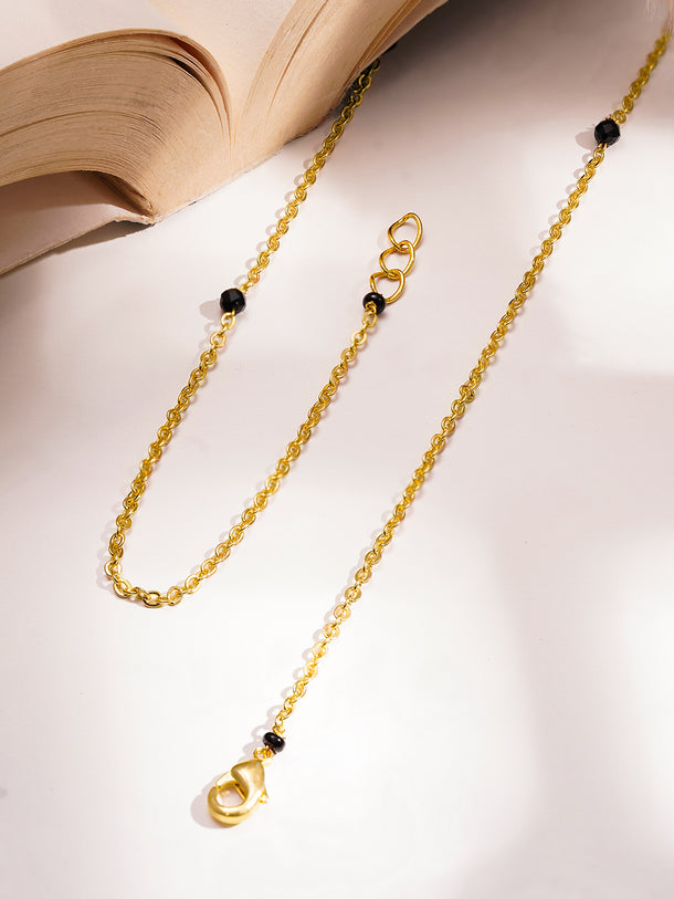 Everyday Emerald Dual Drop Mangalsutra