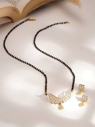 Everyday Elegance American Diamond Mangalsutra Set