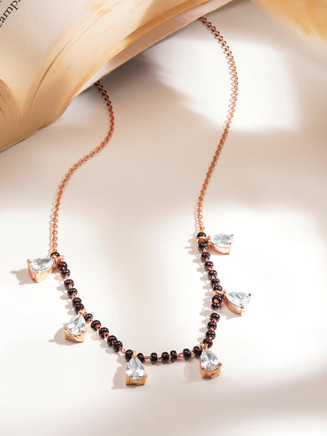 Minimal Charm American Diamond Mangalsutra