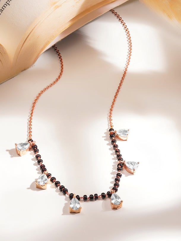 Minimal Charm American Diamond Mangalsutra