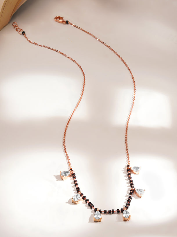 Minimal Charm American Diamond Mangalsutra