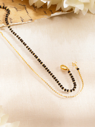 Minimal Sparkle AD Drop Mangalsutra