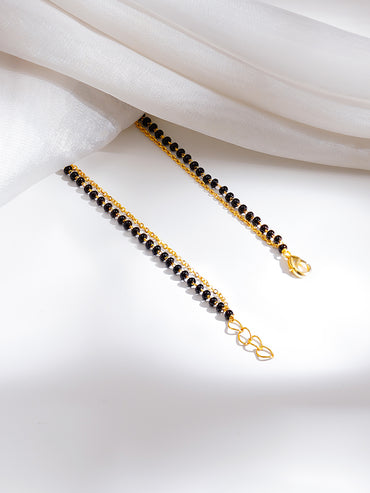 Gold Plated American Diamond Zircon Mangalsutra