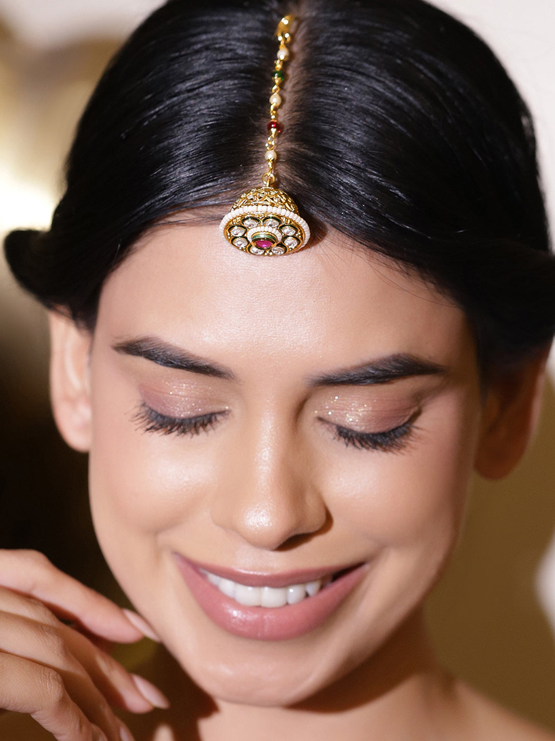 Charming Maang Tikka Kundan