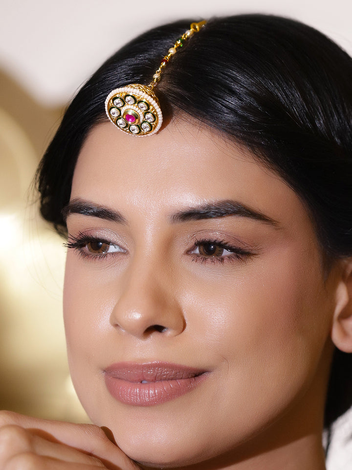 Charming Maang Tikka Kundan