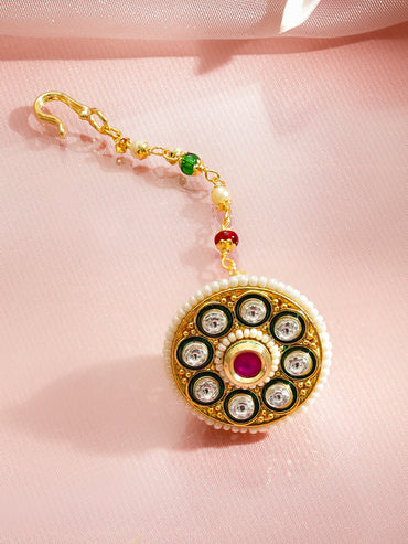 Charming Maang Tikka Kundan