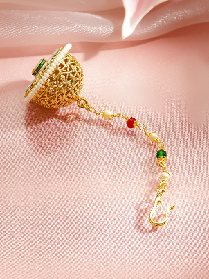 Charming Maang Tikka Kundan