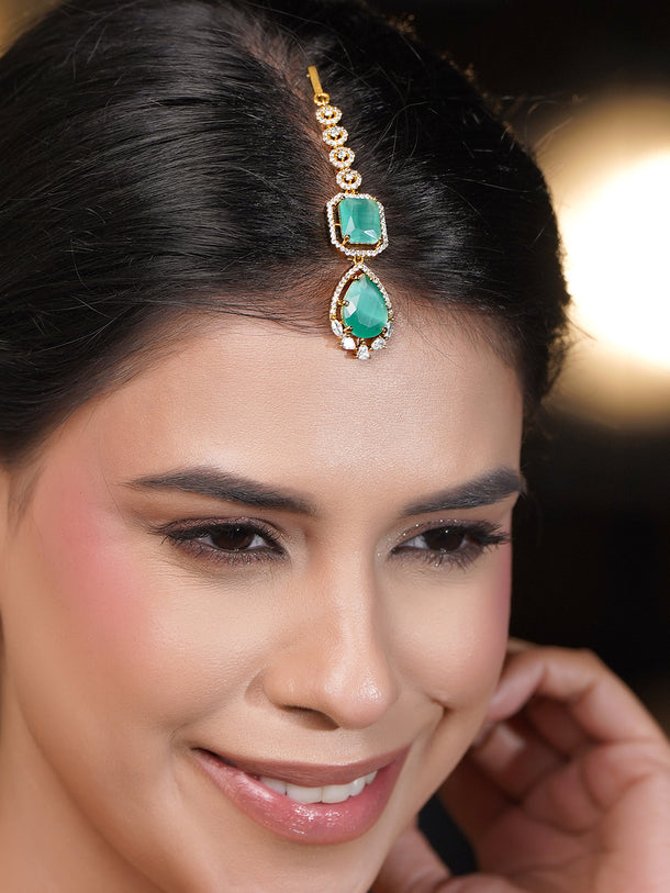 Pastel Elegance Bridal Maang Tikka