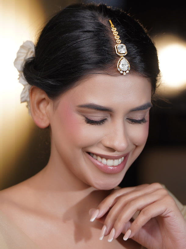 Festive Ready Diamond Shine Maangtikka