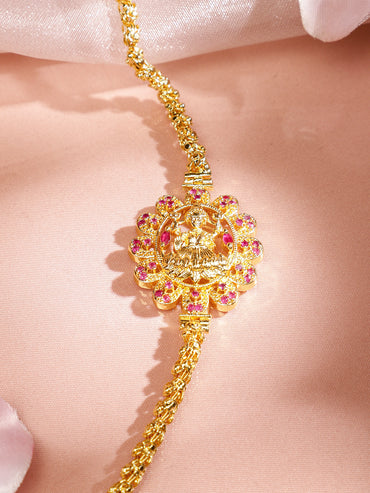 Exquisite Pink Accented Pendant Necklace